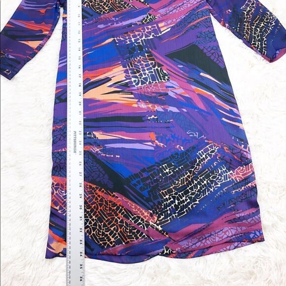 Gabby Skye Purple Dress 4 - Picture 4 of 8